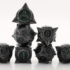7pcs Metal Polyhedral Dice Set For RPG Board Games