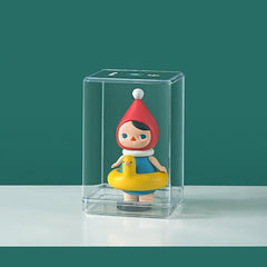 Clear Acrylic Display Cases for Dolls - 6pcs