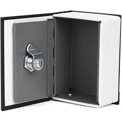 Mini Book Safe Box Jewelry Cash Security Lock Case