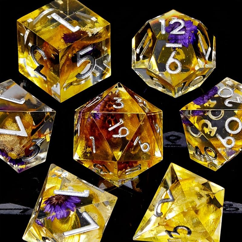7pcs Polyhedral Dice Set for Table Games