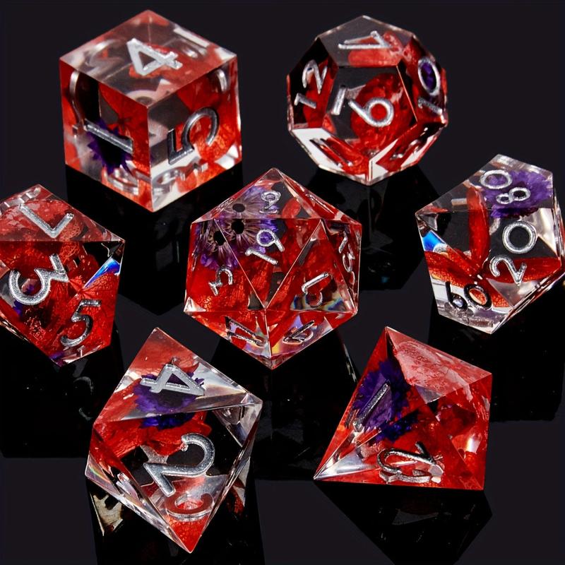 7pcs Polyhedral Dice Set for Table Games