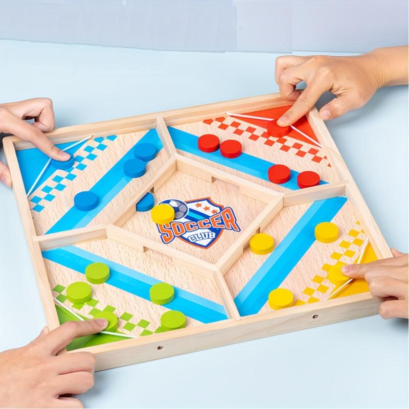 Wooden Double Battle Pop up Chess Interactive Desktop Game