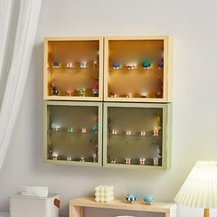 Wall Mounted Doll Storage Box Acrylic Display Case Adjustable Stand Dust Proof