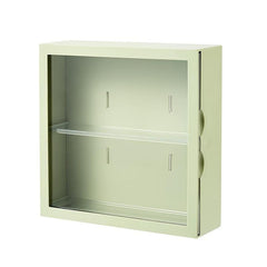 Wall Mounted Doll Storage Box Acrylic Display Case Adjustable Stand Dust Proof