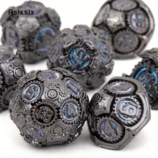 7pcs Metal Polyhedral Dice Set for Board Game