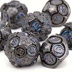 7pcs Metal Polyhedral Dice Set for Board Game