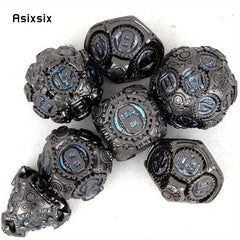 7pcs Metal Polyhedral Dice Set for Board Game