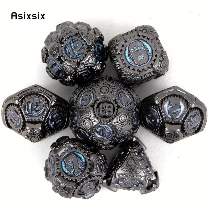 7pcs Metal Polyhedral Dice Set for Board Game