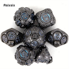 7pcs Metal Polyhedral Dice Set for Board Game