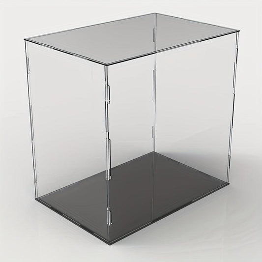 Acrylic Display Box Case Dustproof Tray Collectibles 25x20x30cm