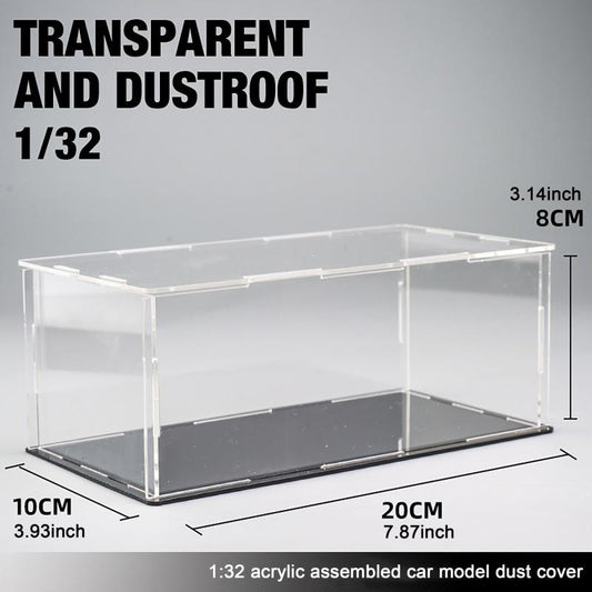 1:32 & 1:24 Alloy Car Model Display Box, Acrylic, Toy Car Ornament Storage
