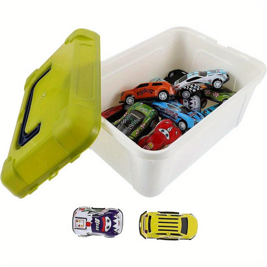 Alloy Iron Toy Pull back Car Various Graffiti Metal Racing Models Christmas Gift