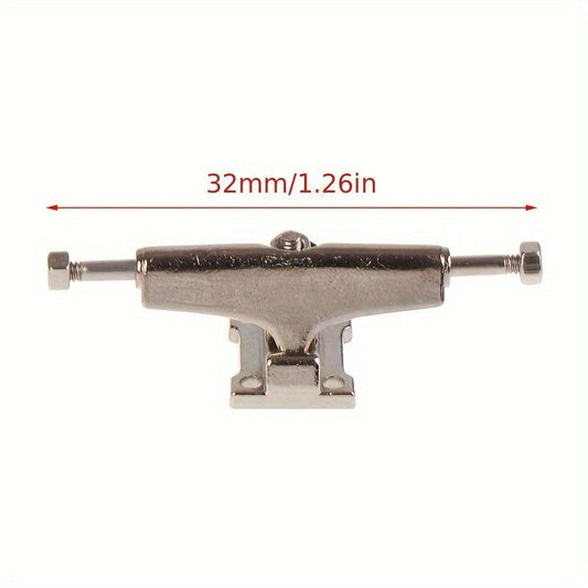 Maple Finger Skateboard Silver Nickel Plated Bridge Split Alloy Bracket
