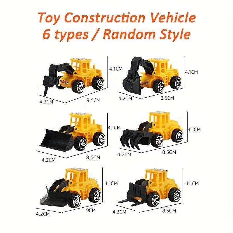 Friction Powered Construction Truck Toys Sand Excavator Bulldozer Road Roller