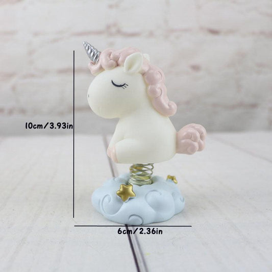 Enamel Unicorn Car Ornament Decoration Cake