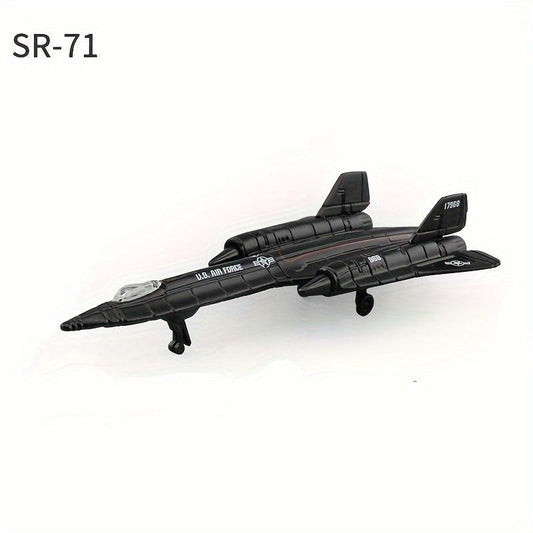 Alloy Airplane Model SR 71 EF 2000 Fighter Ornament