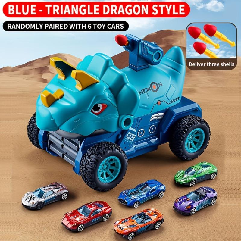 Dinosaur Ejection Car Toy Set