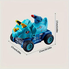 Dinosaur Ejection Car Toy Set