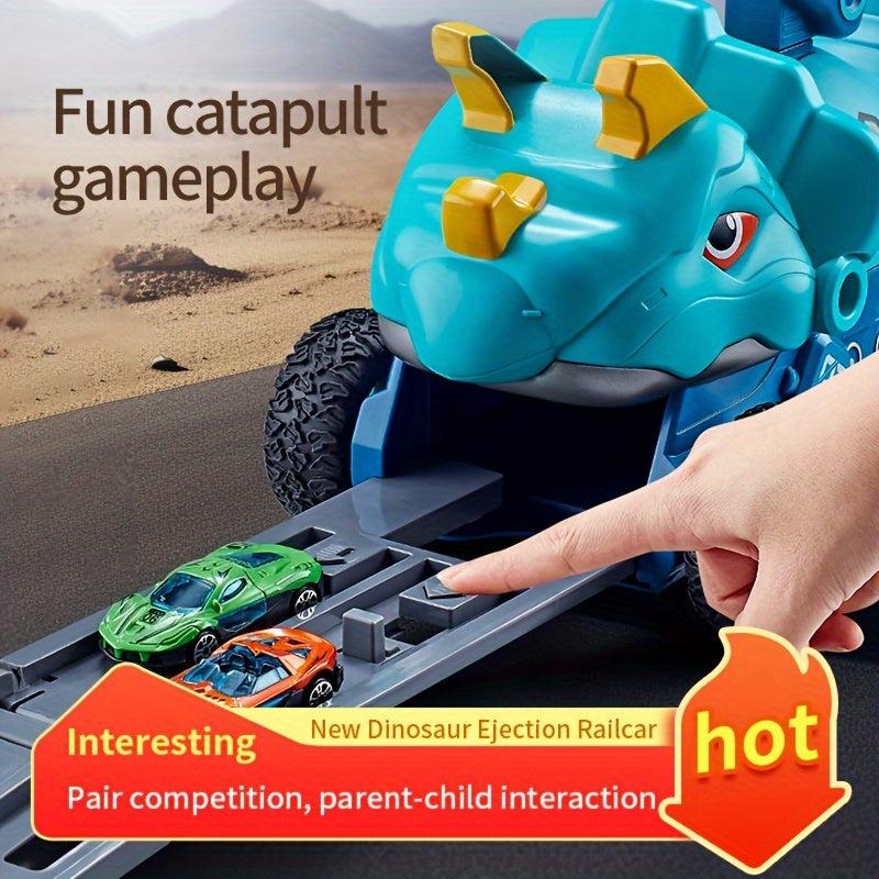 Dinosaur Ejection Car Toy Set