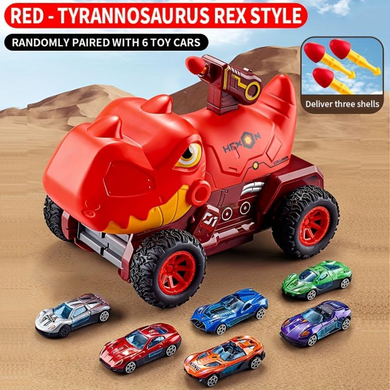 Dinosaur Ejection Car Toy Set
