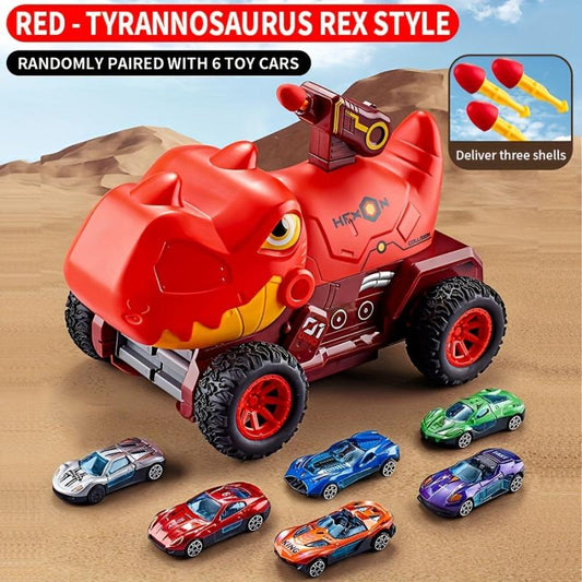 Dinosaur Ejection Car Toy Set