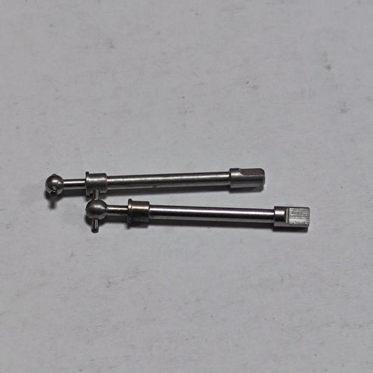 SCX24 90081 Front Rear Steering Prop Shaft CVD Dog Bone Cup Axle Shaft