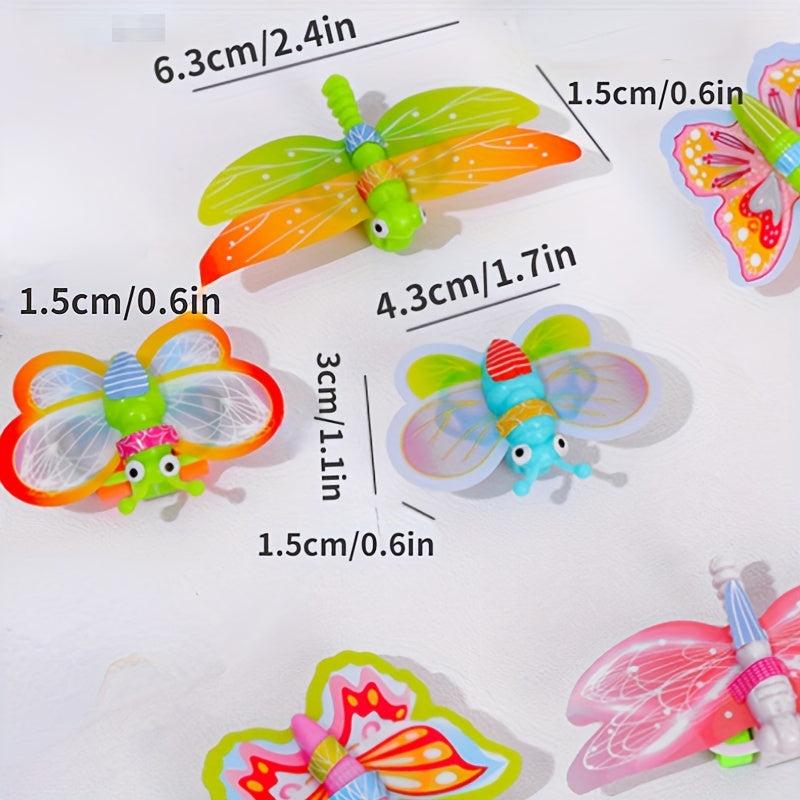 6pcs Mini Dragonfly Butterfly Children's Party Gift