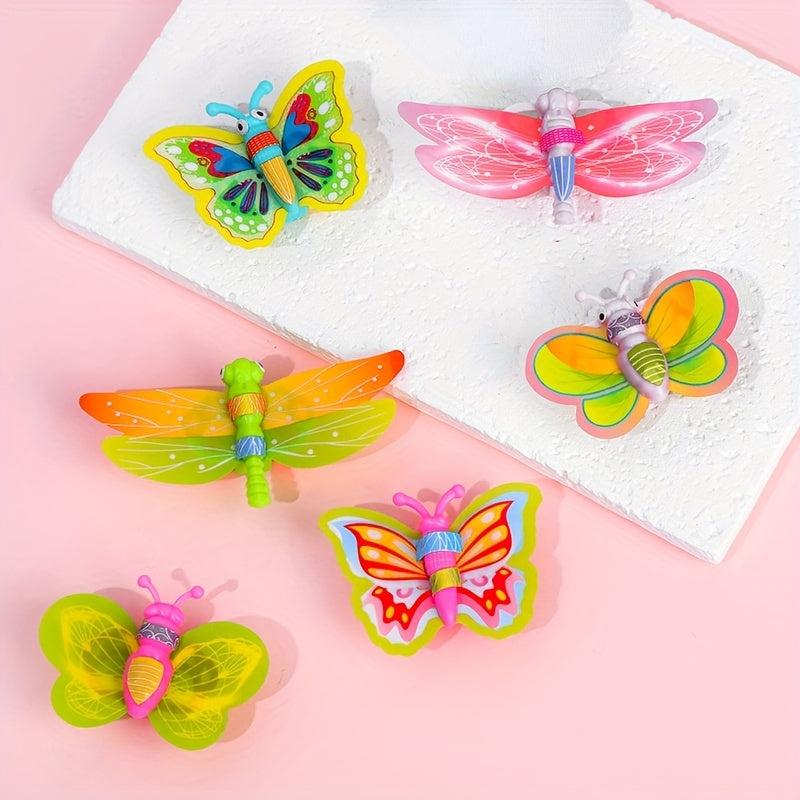 6pcs Mini Dragonfly Butterfly Children's Party Gift