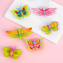 6pcs Mini Dragonfly Butterfly Children's Party Gift