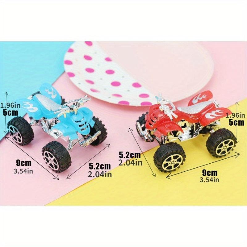 Beach Motorcycle Model Toy Car For Rebound Motorcycle 2 Packs