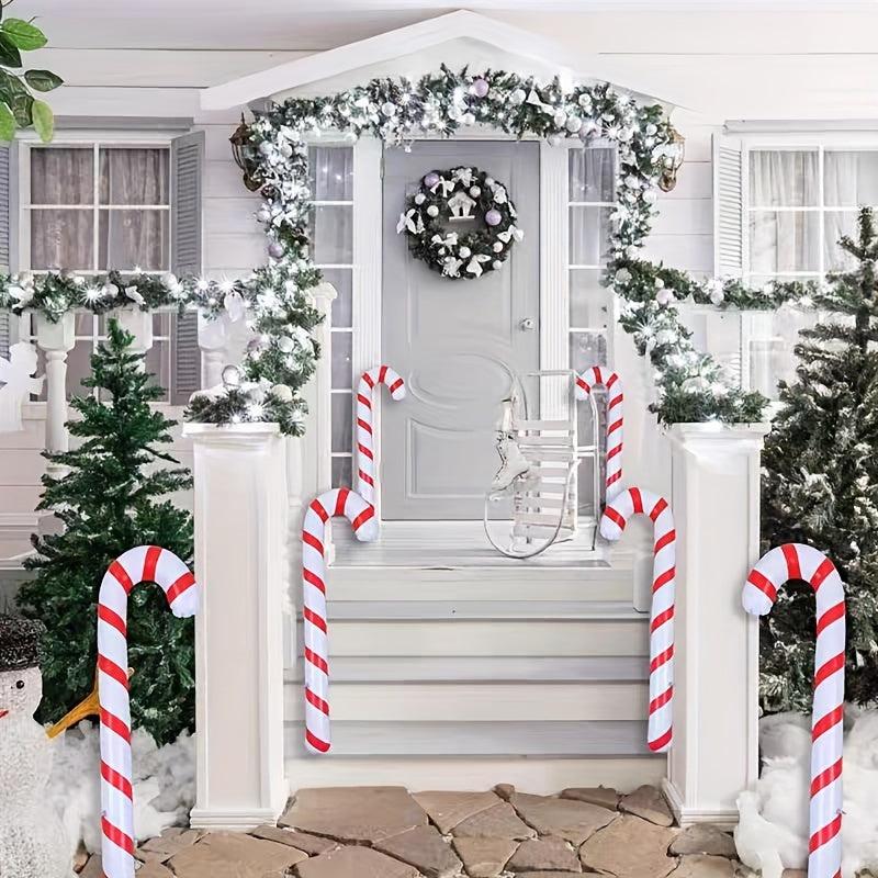 Christmas Props Cane Inflatable Cane for Party Entertainment