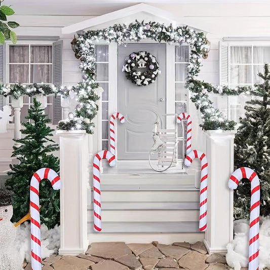 Christmas Props Cane Inflatable Cane for Party Entertainment
