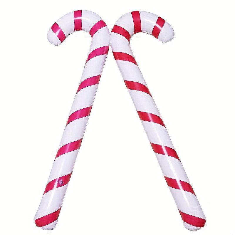 Christmas Props Cane Inflatable Cane for Party Entertainment