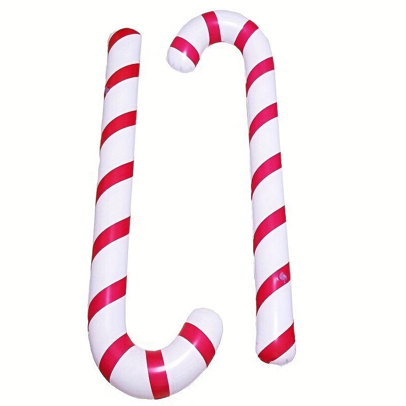 Christmas Props Cane Inflatable Cane for Party Entertainment