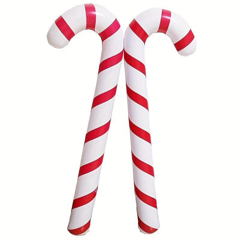 Christmas Props Cane Inflatable Cane for Party Entertainment