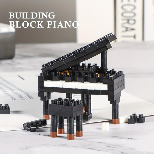 130pcs Piano Particle Building Blocks Toys DIY Puzzle Ornaments