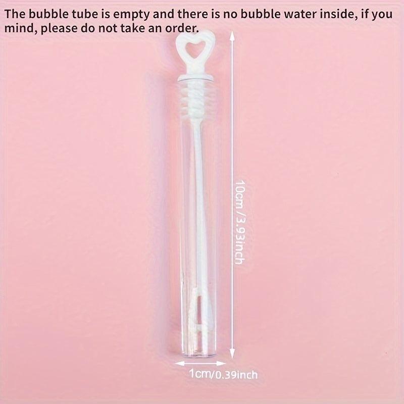 12pcs Love Heart Bubble Soap Bottles Wedding Party Favors