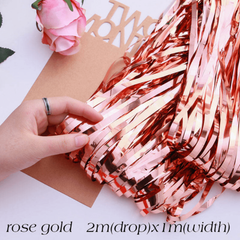 Rose Party Balloon Curtain Birthday Decoration