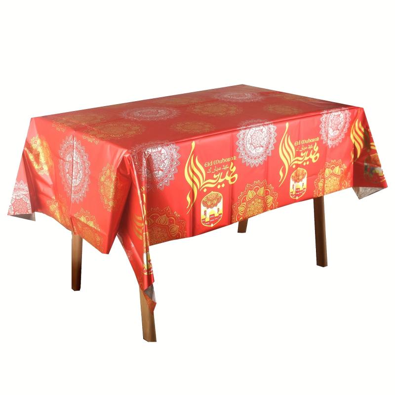 Waterproof Vinyl Plastic Tablecloth for Birthday Party Decoration