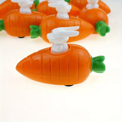 Rabbit Carrot Car Toy for Pull Back Action