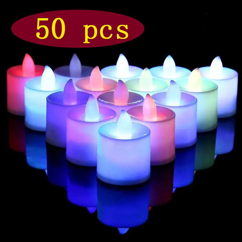 24pcs LED Electronic Candles for Parties, Weddings, Halloween, Christmas