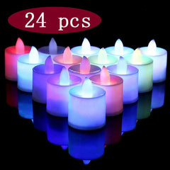 24pcs LED Electronic Candles for Parties, Weddings, Halloween, Christmas