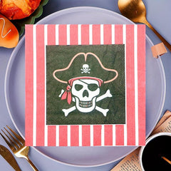 Pirate Party Supplies 20pcs Luncheon Napkins Set