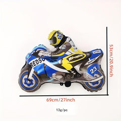 1pc Motorcycle Racer Birthday Party Balloons