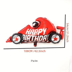 1pc Motorcycle Racer Birthday Party Balloons