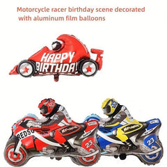 1pc Motorcycle Racer Birthday Party Balloons