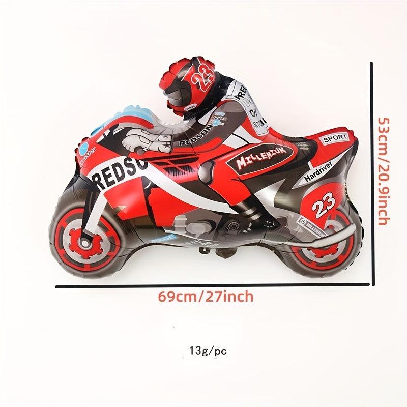 1pc Motorcycle Racer Birthday Party Balloons
