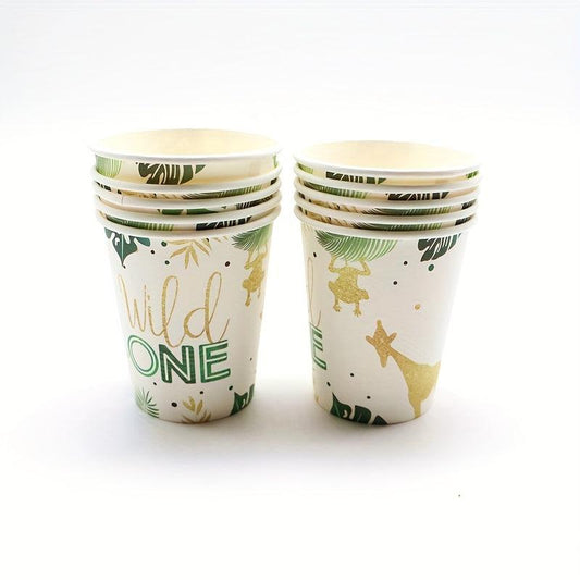 Wild One Birthday Decorations - Tableware Set Serves 10 Guests