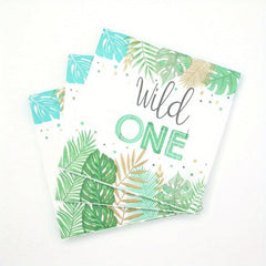 Wild One Birthday Decorations - Tableware Set Serves 10 Guests