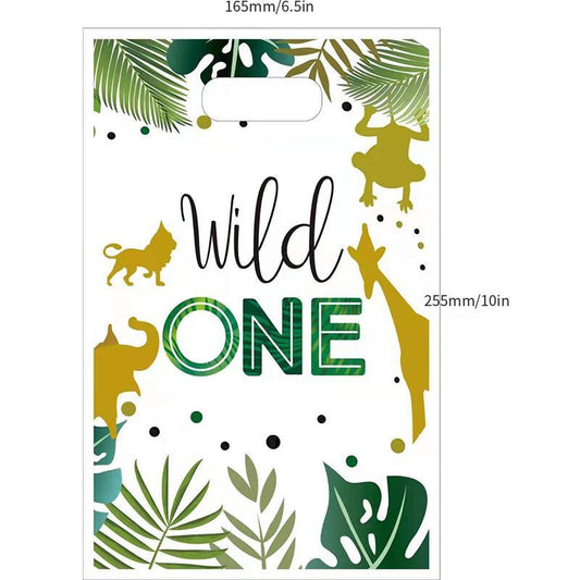 10pcs Wild One Party Gift Bags for Birthdays